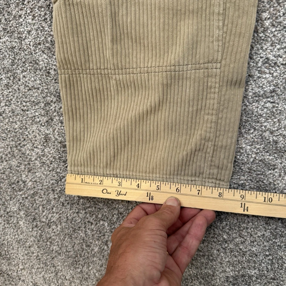 Vintage Y2K Lee Pipes Corduroy Pants Boys 8R Cargo Skater Utility Streetwear - Image 4 of 4