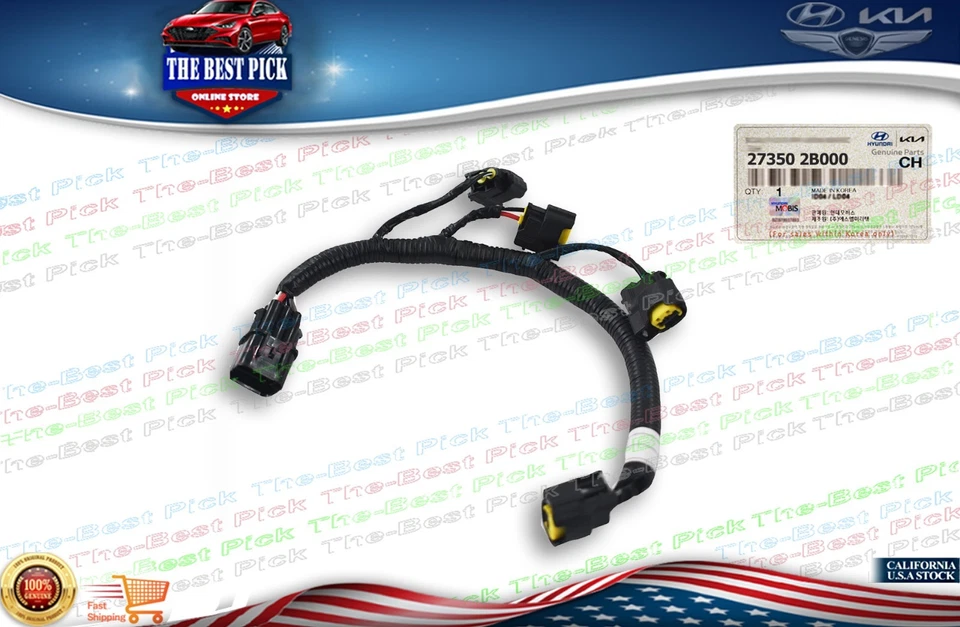 ⭐GENUINO⭐ Arnés de cables de bobina de encendido para Veloster Rio Soul 273502B000 2010-2014 Foto 4 de 4