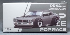 POP RACE 1/64 Nissan Laurel C130 Metallic Gray Butaketsu PR64-304 New/unopened