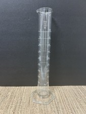 Kimax Etched Glass Graduated Cylinder 500 ml. Made In USA. EUC