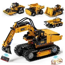 5 in 1 STEM Building Block Set for Kids Ages 8-14, Remote Control and App 