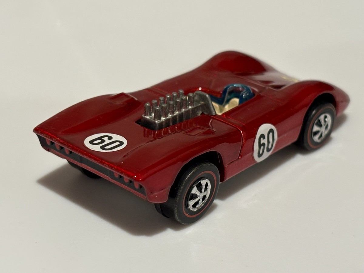 Vintage Hot Wheels Redline Ferrari 312P WHITE INTERIOR Restored | eBay