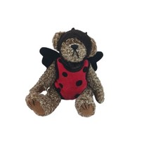 TY Bear Ladybug 1993 Brown Tag AT Bugsy Jointed  Vintage No Ear Tag