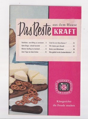 Das Beste aus dem Hause Kraft, Kraft Käse Sorten, Rezepte mit Kraft-Käse
