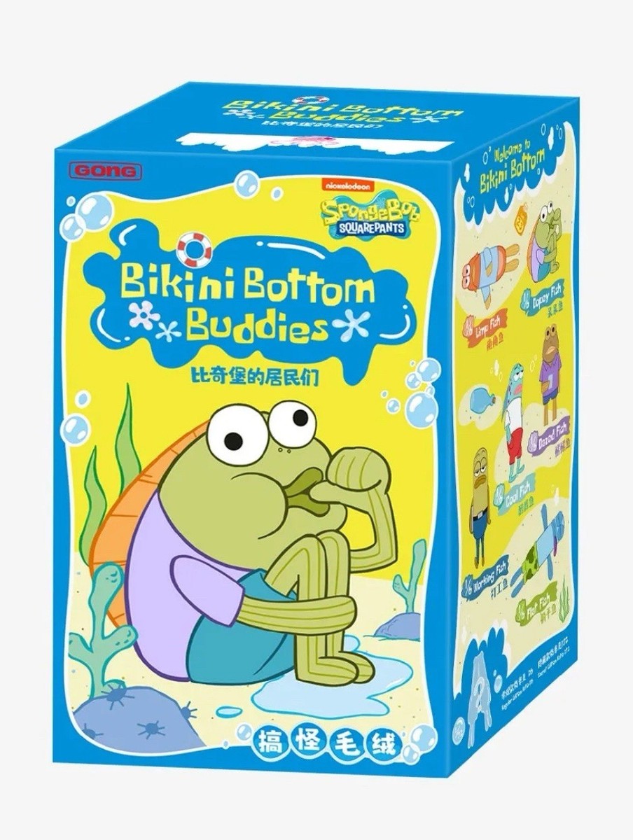 POP MART Bikini Bottom Buddies ボックス Authentic USA POP MART Bikini Bottom Buddies Plush Blind Box
