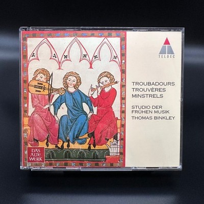 TROUBADOURS TROUVERES MINSTRELS Binkley [Das Alte Werk 2 CD Box Set] NM RARE