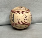 1992 Chattanooga Lookouts Signed Baseball- Oester,Costo,Pose,Luebbers, Roper,