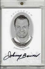 2010-11 IN THE GAME ENSHRINED JOHNNY BOWER AUTO #AJB *SILVER VERSION*
