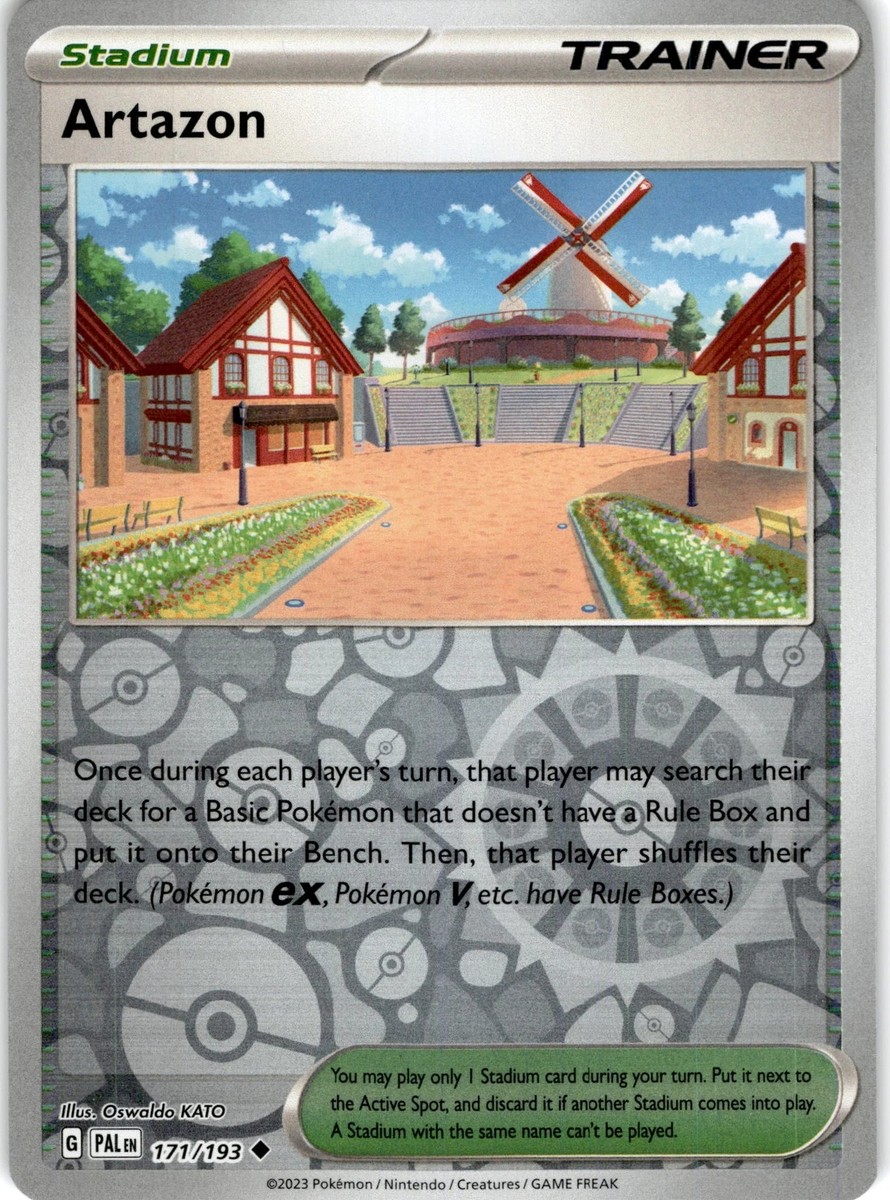 pokemon tcg stadium card rules Artazon 171/193 Reverse Holo | Paldea Evolved | Pokemon Card