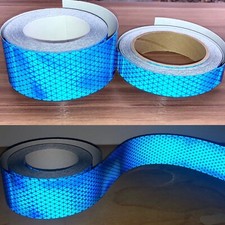 Oralite V98 Reflective Tape - Blue - 1" and 2" by the foot