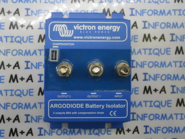 Répartiteur Argodiode Victron 80A pour isoler la batterie moteur du bateau