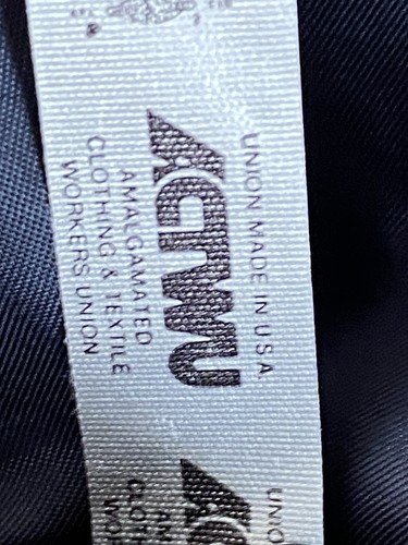 Pierre Balmain Vintage Polyester Wool Navy Blue Pinstripe Blazer Deadstock USA - Picture 13 of 14