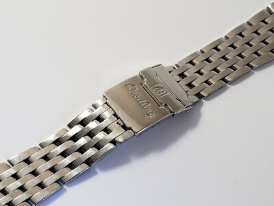 BREITLING OLD NAVITIMER BRACELET LINK 22MM ENDS OEM STAINLESS