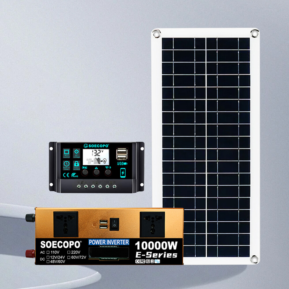 portable solar energy generator ALLPOWERS Solar Generator Kit 3600W (R4000 + SP027 100W Solar Panel) main image 1