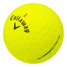 24 MINT Callaway Chrome / Hex Chrome Yellow AAAAA Used Golf Balls