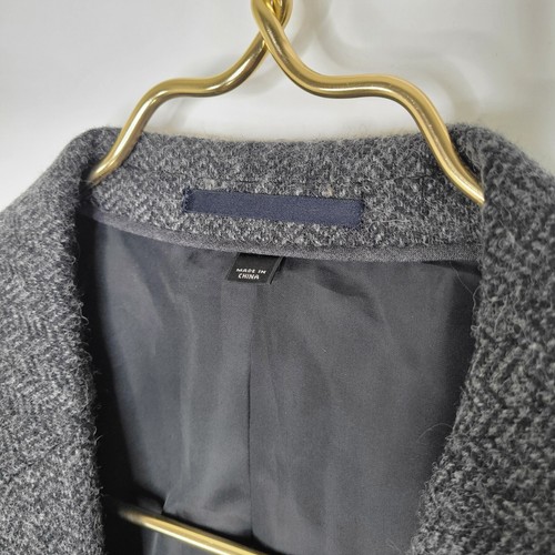 J CREW Ludlow x Moon Gray Sz 44R Herringbone Wool Blazer Jacket Tweed Old Money - Picture 10 of 15