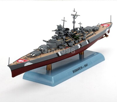 New 1:1000 Scale Bismarck - 1941 Battleship Metal + Plastic Parts Ship Model