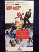 James Bond: On Her Majestys Secret Service (VHS) MGM 1994 *Sealed*(3 holes)