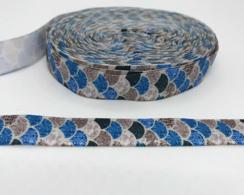 1m Animal fold over elastic FOE - mermaids, mouse ears, unicorns, dinosaur print - Picture 19 of 31