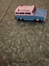 VOITURE Blue Station Wagon Tin Friction Car MF 731 Shanghai China 5.5" Works