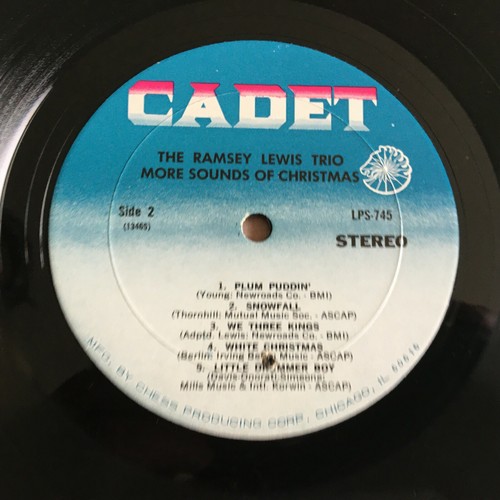 More Sounds Christmas 33 rpm lp Vinyl Record RAMSEY LEWIS TRIO Jazz Cadet stereo - Picture 4 of 8