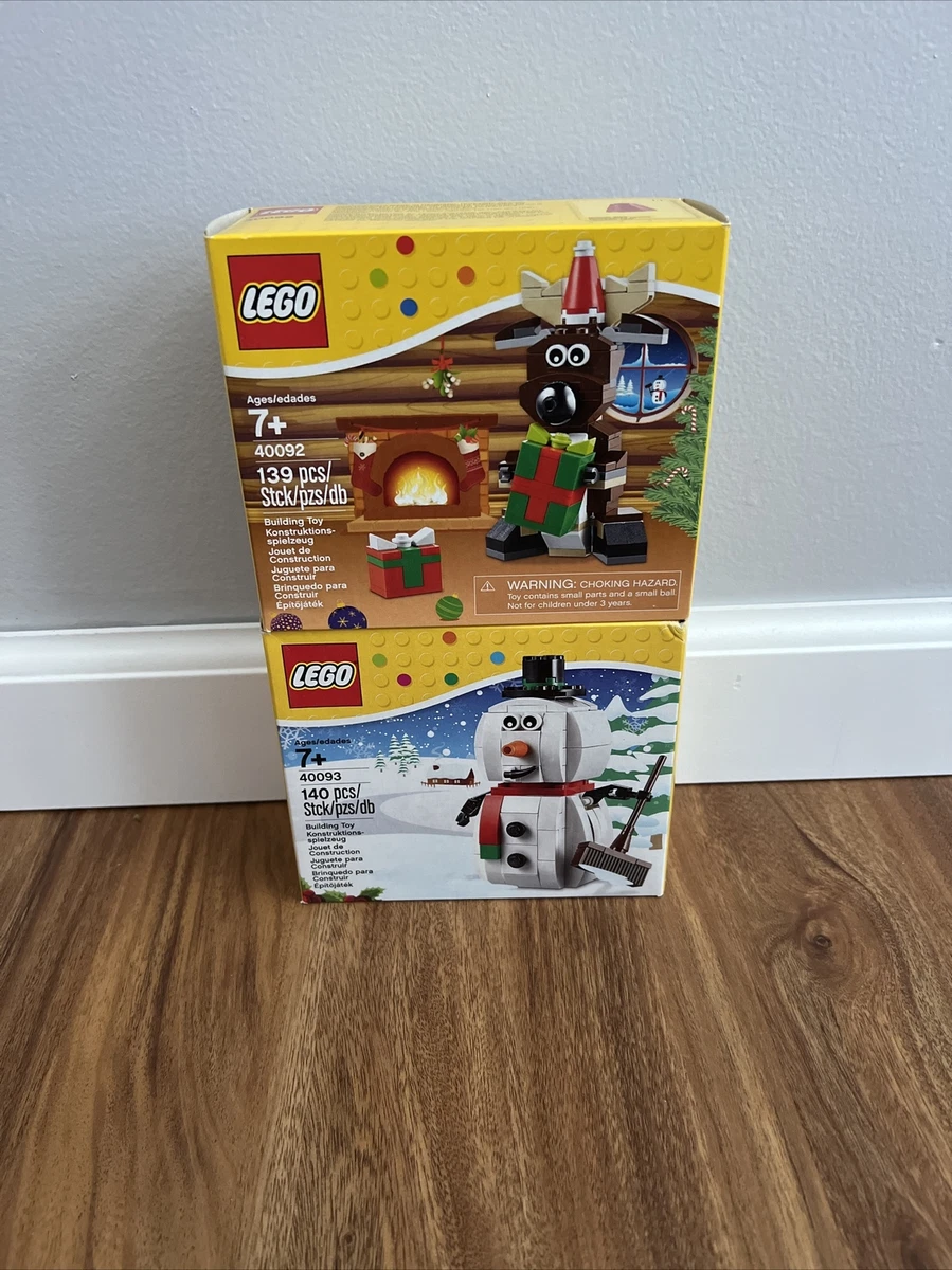 Lego snowman and reindeer sales