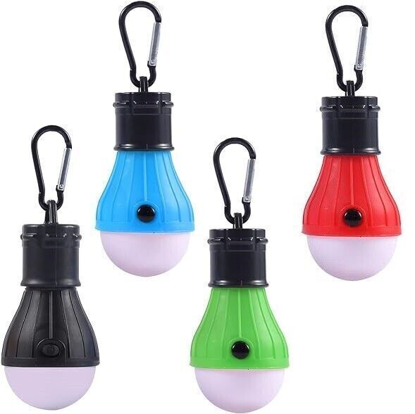 Lámpara LED De Acampada, 4 Piezas Tienda LED Luz, Linterna Lámpara