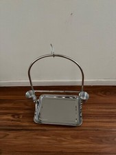 Stainless steel parrot stand large size