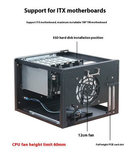Nas 6-drive Storage Server Home Private Cloud Desktop Hot-swappable Chassis - 第 14/15 張圖片