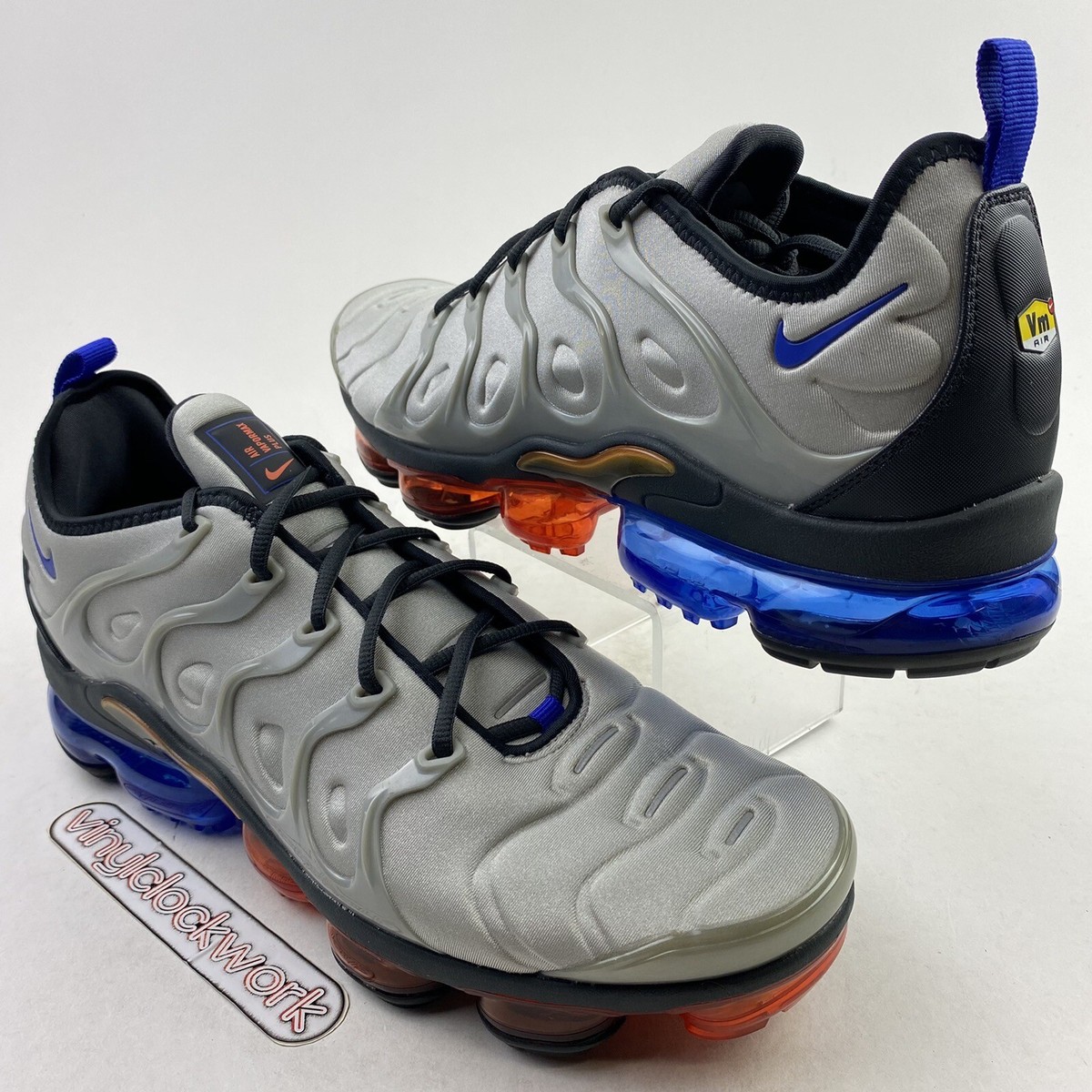 vapormax plus metallic silver hyper royal