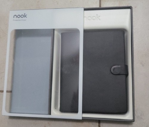 Nook Italian Faux Leather Cover, Nook 2nd Edition- Color Ink. See Description. - Picture 1 of 3
