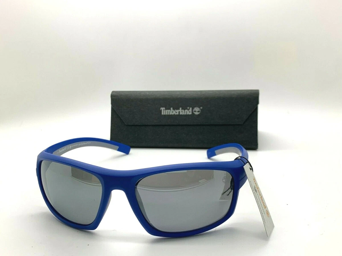 Timberland Sunglasses TB9134/S 92D BLUE/GREY 63-19-130MM POLARIZED EARTHKEEPERS