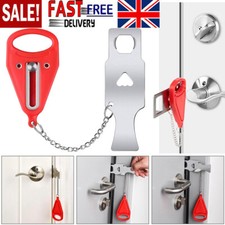 Portable Door Lock Hardware Safety Security Tool for Home Privacy Travel Hotel