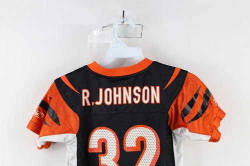Vintage Reebok Boys Small Rudi Johnson Cincinnati Bengals Football Jersey #32 - Picture 12 of 13