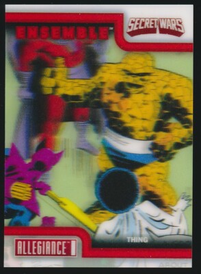 E-17 THING Upper Deck Marvel Allegiance Secret Wars ENSEMBLE LENTICULAR