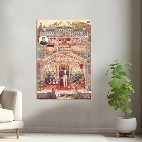 The Grand Budapest Hotel Movie Poster, Wall Art Painting 2 - 第 3/4 張圖片