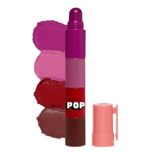 Sujar Pop 4 in 1 Matte Lipsticks Multi Colour For Women 6.4g