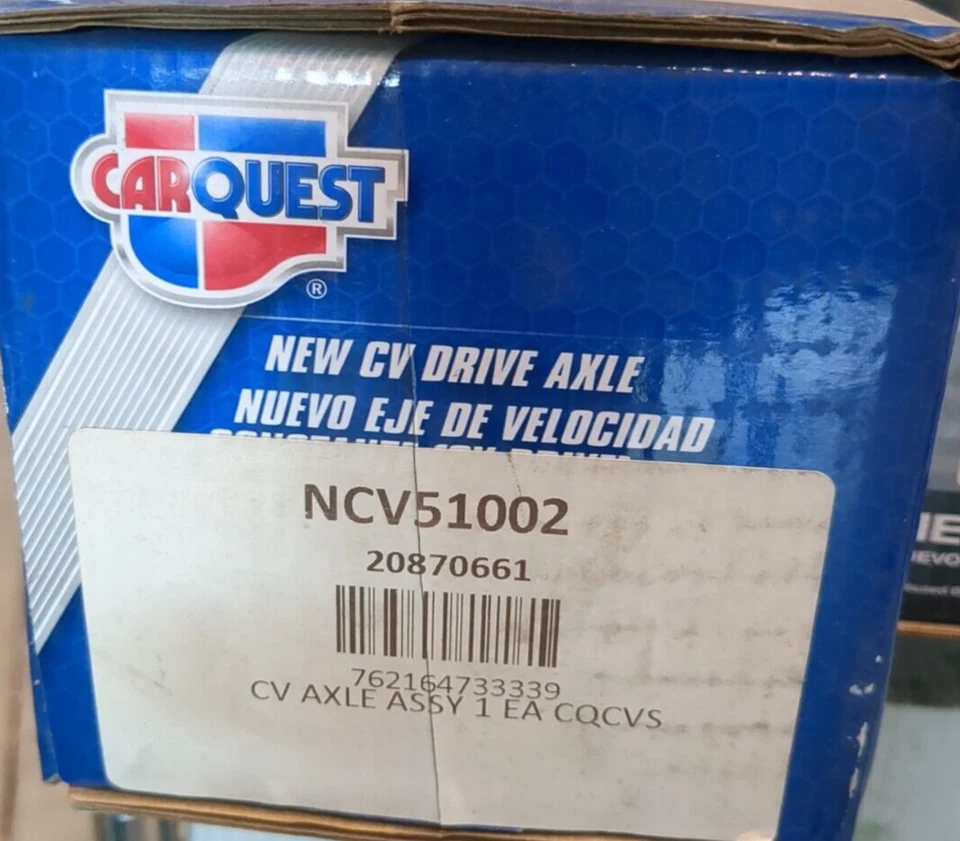 Conjunto de eje CV NCV51002 20870661 - Nuevo se adapta a Dodge/PLY/HYU/MITS select 79-89 Foto 2 de 2