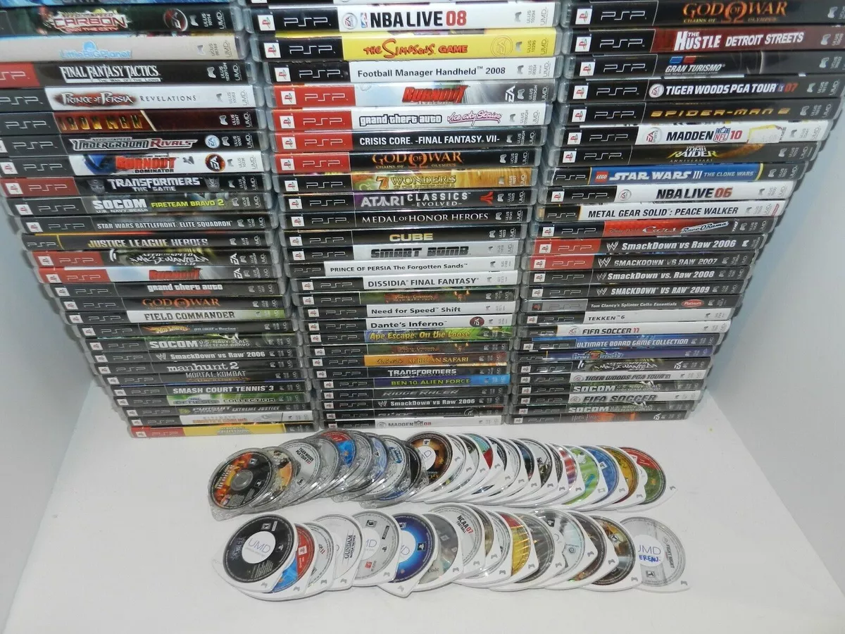 Huge Selection EMPTY PSP Game Cases SEVERAL WITH MANUALS Yu-Gi-Oh Street  Fighter