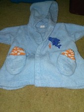 Boys Size 0-6 Months Bathrobe