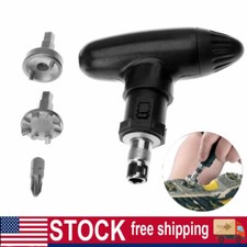 Sport Golf Spike Wrench Shoes Ratchet Action Remover Adjustment Tool Set