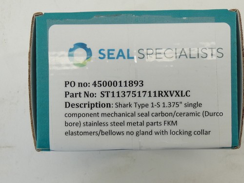 Shark Seal 1-S ST113751711RXVXLC 1.375" Mechanical Seal Carbon Ceramic Compat... - Picture 5 of 6