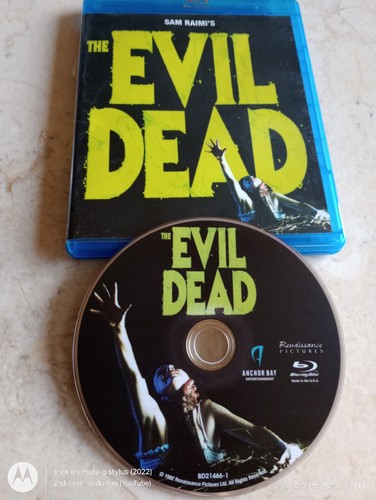 2010 ANCHOR BAY THE EVIL DEAD BLU RAY