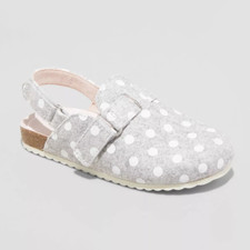 Toddler Girl's Marley Slip-On Footbed Sandals Gray - Cat  Jack Size 11 B-429 