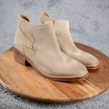 Diba True Cari Beaner Ankle Boot Taupe Womens Size 8.5 M
