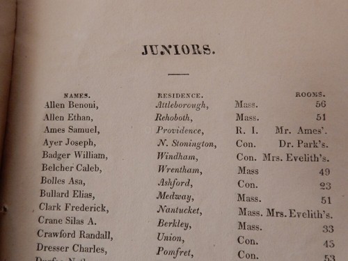 1821 Catalogue Officers Students BROWN UNIVERSITY Alexis Caswell STRAW faculty - 第 7/8 張圖片