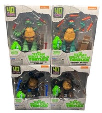 Set Of 4 Playmates 40 Years Of Ninja Turtles TMNT Original Sketch With Print
