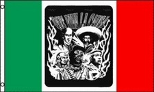 QUE VIVA LA CAUSA Flag 3x5 ft Mexico Mexican Heroes 100D