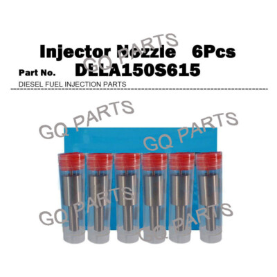 DLLA150S615 6Pcs Fuel Injector Nozzle Tips