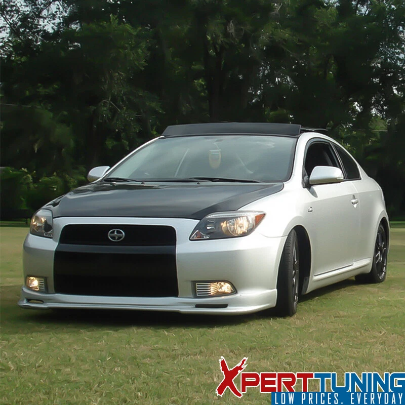 Fit 04-10 Scion tC Mugen PU Front Bumper Lip Spoiler Foto 3 de 4